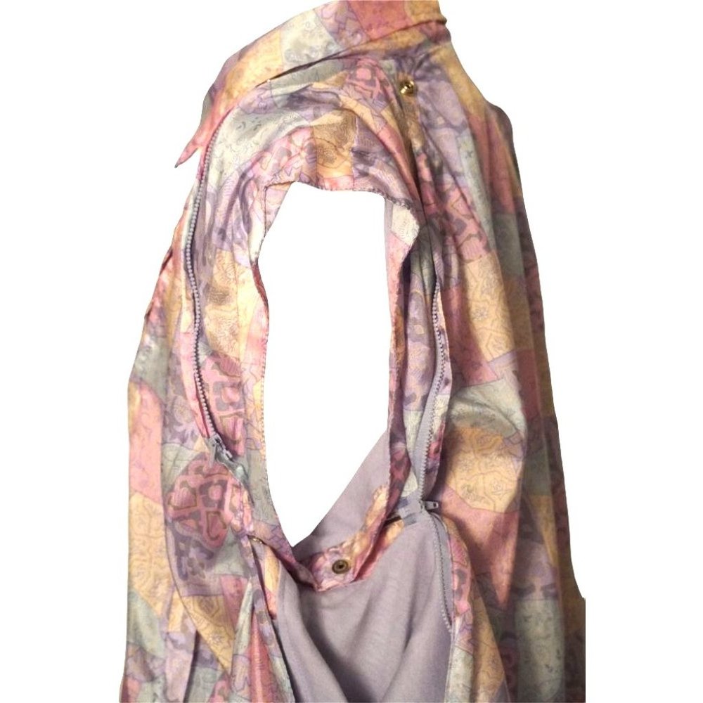 Vintage Convertible Windbreaker Jacket Vest, Bomber Jacket, Streetwear Style - Picture 8 of 11